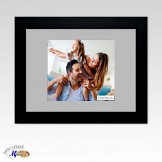 Cubrecontador marco negro y... 2