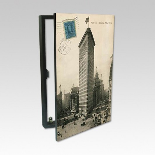 Cubrecontador vertical imagen edificio Iron (Nueva York) (varios colores y medidas)